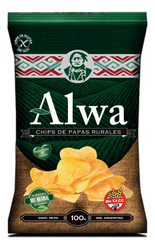 Papas Fritas Alwa Rurales Sin Tacc X 100 Grs.