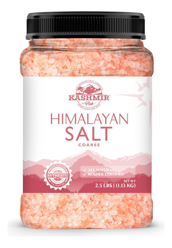 Sal Rosa Del Himalaya 2.5lb Puro Kosher Vegano Sin Omg
