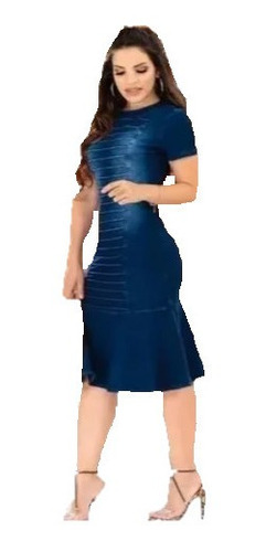 vestido jeans sereia