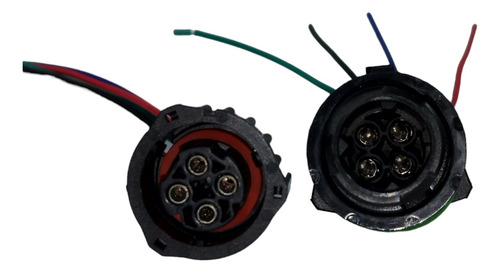 Enchufe Conector Macho Y Hembra De 4 Pin Para Camión Y Auto