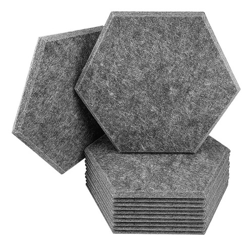 Placa De Espuma Acústica Autoadhesiva Hexagonal Queenly-hden