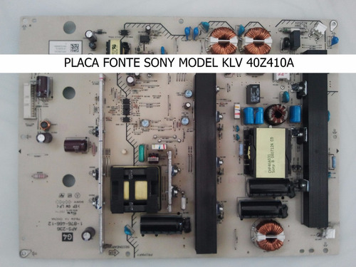 Placa Fonte Sony Model Klv 40z410a