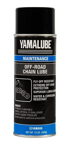 Imagen 1 de 7 de Lubricante De Cadena Yamalube Chain Lube Off Road Yamaha Brm