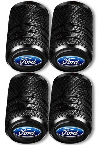 4 Tapas De Válvula De Neumáticos De Automóvil Para Ford Fusi