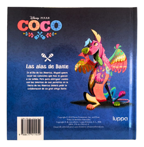 Libro Luppa Coco Las Alas De Dante + Figura Coleccion Niños