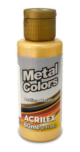 Tinta Metal Colors Acrylic 60ml - Ouro 532 - Acrilex