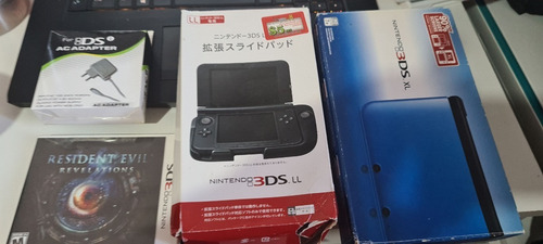 Consola Nintendo 3ds Xl Completa Y 3 Juegos Originales