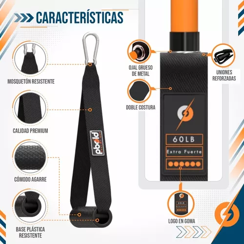 Kit Bandas Resistencia Juego Set Pesas Mancuernas Pbold Gym