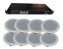 Comprar Combo Sonido Música Funcional  8 Parlantes + Amplificador