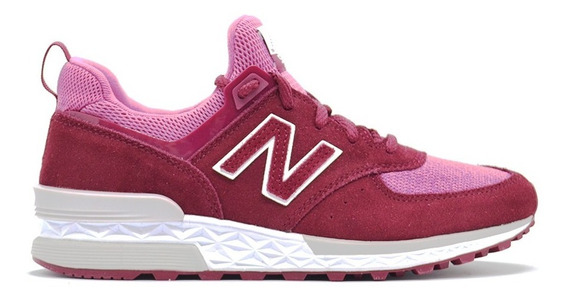 zapatillas new balance mujer bordo