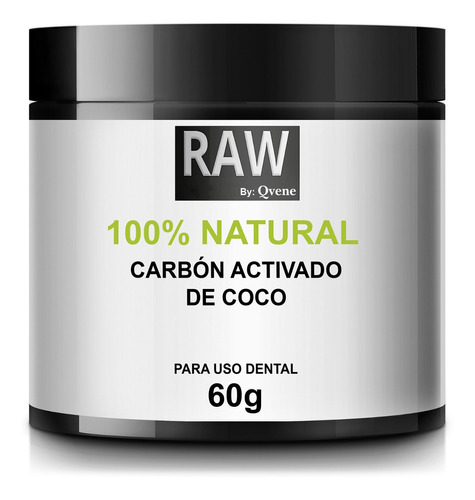 Carbón Activado De Cáscara De Coco 100% Natural - Dientes
