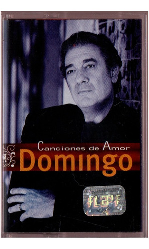 Cassette Placido Domingo Canciones De Amor 