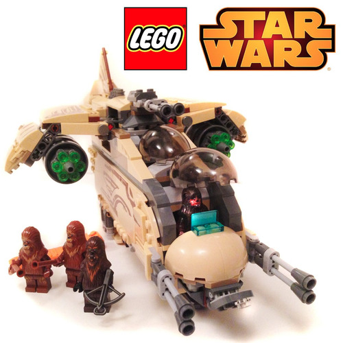 Wookie Gunship Lego Star Wars 75084 + 6 Kashyyyk Troopers!