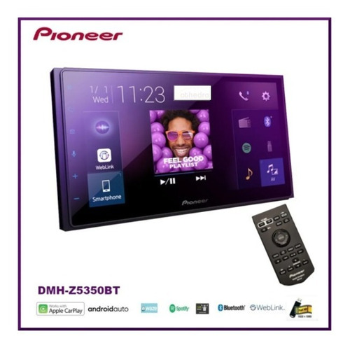 Estéreo Pantalla Pioneer Dmh-z5350bt Androidauto Carplay Bt