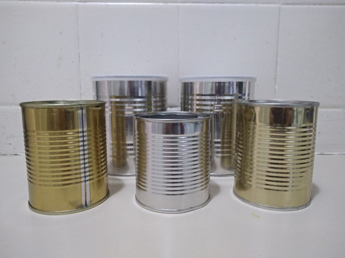 Latas Vacias 2 X 500 Grs Y 4 X 350 Grs Lote