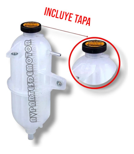 Deposito De Agua + Tapa Para Toyota Hilux 2.5/3.0
