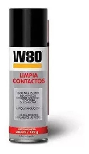 Limpia Contacto W80 Aerosol 240ml Desengrasante Electronica 