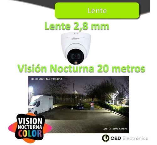 Imagen 3 de 10 de Kit Seguridad Dvr 8ch+ 6 Cámaras Full Color Con Micrófono