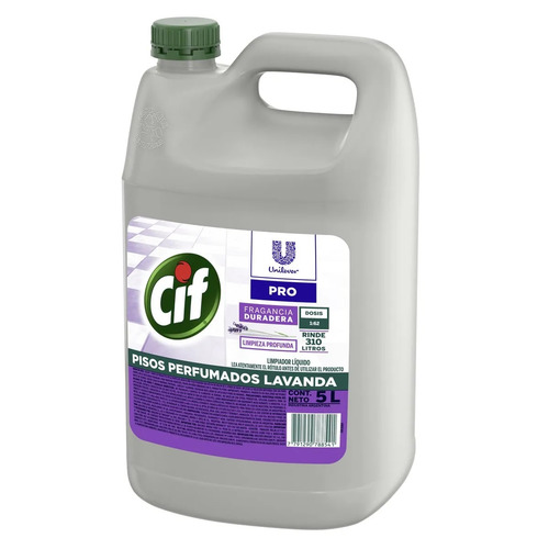 Cif Limpiador De Pisos Lavanda Unilever Profesional 5 Lts