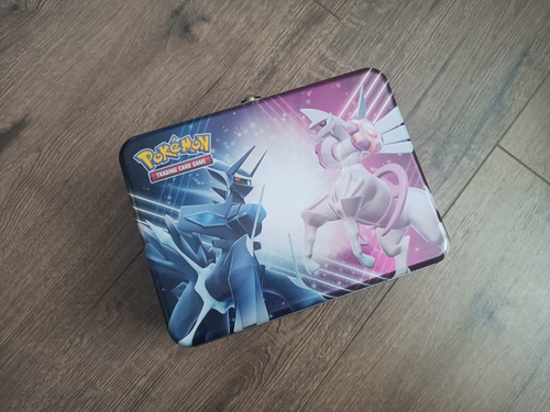 Caja Transporte Cartas Pokémon+libreta+ Mini Carpeta+sticker