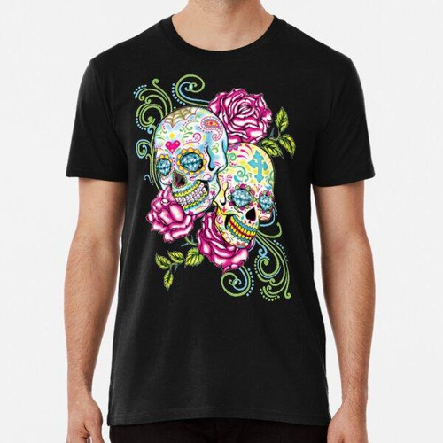 Remera Colors Skull, Hermosos Colores En La Camiseta Algodon