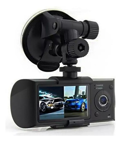 Cámara De Video Camtek R300 Dvr Hd Doble Auto Gps