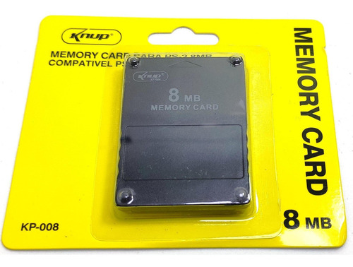 Tarjeta de memoria 8mb Playstation 2 Ps2 Knup Kp-008