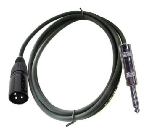 Cable Xlr Macho A Plug 6.3 Stereo Balanceado De 15 Metros