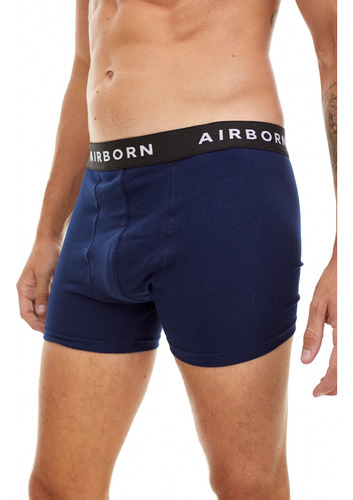 Boxer Liso Marino Airborn