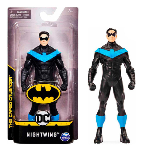 Brinquedo Figura Boneco Nightwing 15cm Dc - Sunny