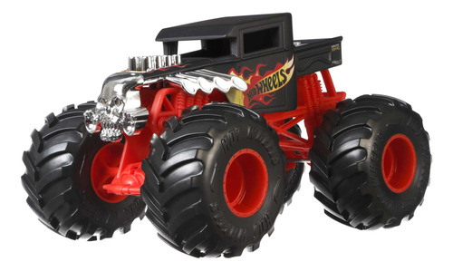 Hot Wheels Monster Trucks Vehículo Juguete Bone Shaker 1:24