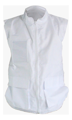 Chaleco Casual Blanco Para Hombre Impermeable 