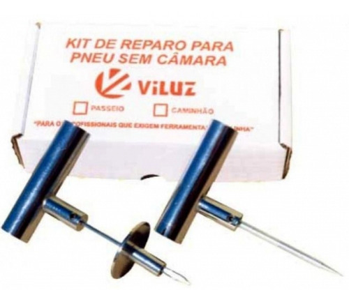 Kit Reparo Pneu Sem Câmara - Passeio 2 Peças