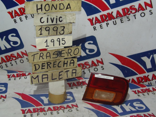 Foco De Maleta Derecho Honda Civic 1993-1995