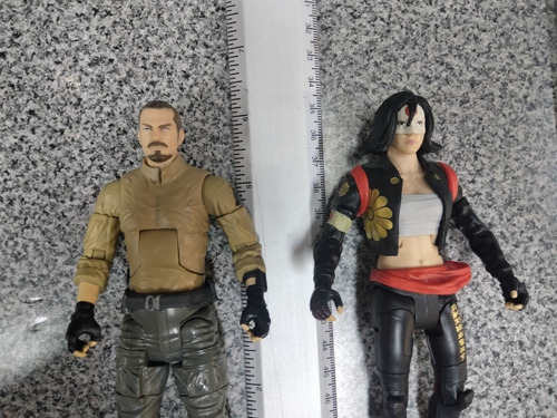 Dc Multiverse Lote De 2, Katanna Y Rick Flag, Incompletos!! (Usado)
