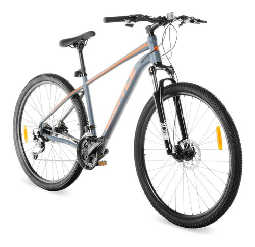 Bicicleta Battle MTB 240H  2022 R29 M frenos de disco hidráulico cambios Shimano Altus M310 color gris/naranja  