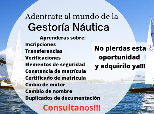 Curso De Gestoría Náutica - Completo