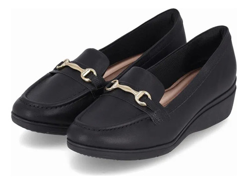 Zapato Piccadilly 117126 Maxiterapy Comodo Importado Clasico Negro 36