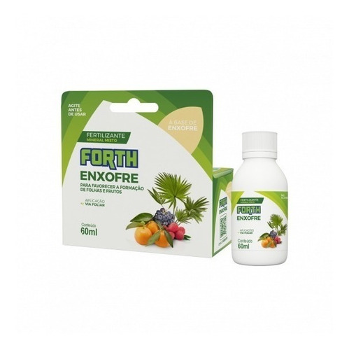 Imagem 2 de 10 de Fertilizante Forth Enxofre Concentrado 60ml - Adubo