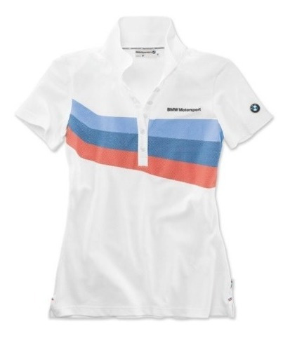 Polera Bmw Motorsport Polo Mujer (white, L)