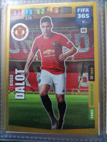 Carta Adrenalyn Fifa 365 2020 / Diogo Dalot