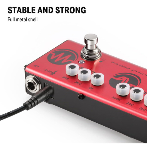 Donner Multi Guitar Effect Pedal Alpha Force 3 In 1 Effec...