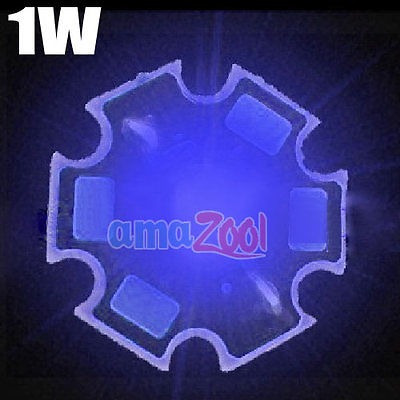 10pcs X 1w 30lm Azul De Alta Potencia Led 1 Watt Super Brill