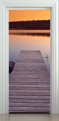 Puertas Intervenidas Con Vinilo Laminado ( 200 X 75 Cms)