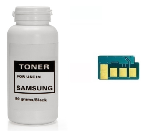 Kit Toner Refil E Chip  D104 1665 1860 1865 3200 80g