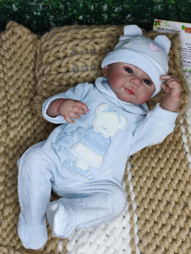 Bebe Reborn Original Muñeca Vinilo Completo 45 Cm Doll Fily