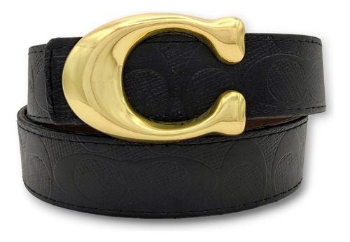 Cinturón Coach Sculpted C Unisex Hombre Mujer