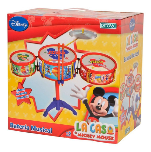 Mi Primer Bateria Musical Disney Mickey Mouse Ditoys