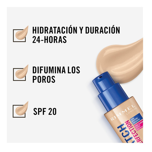 Base Líquida Rimmel Match Perfection