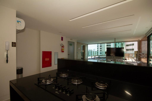 Imagem 28 de 30 de Apartamento Com 1 Quarto Para Alugar, 35 M² Por R$ 3.200/mês Com Taxas- Boa Viagem - Recife/pe - Ap2378